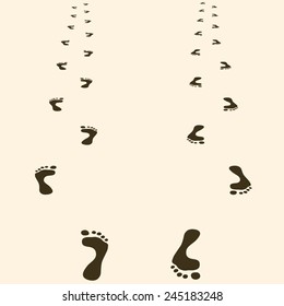 foot print track
