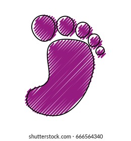 Foot prints baby