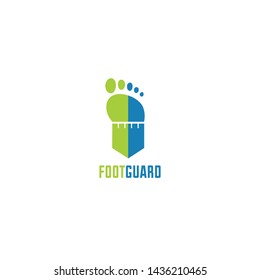 Foot Product Logo Concept Vector