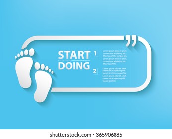 
Foot Quotation Mark Speech Bubble,design