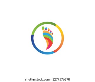 Foot relaxation icon vector illustration 