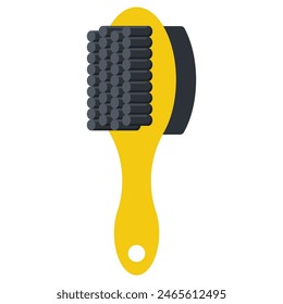Foot scrubber brush vector cartoon illustration isolated on a white background.