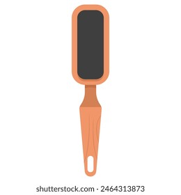 Fußwäscher für Kallusentferner Vektorgrafik Cartoon Illustration isoliert auf einem weißen Hintergrund.