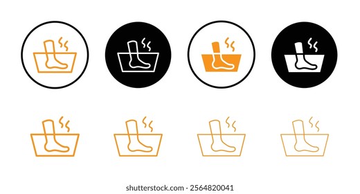 Foot Soak icon web design in vector