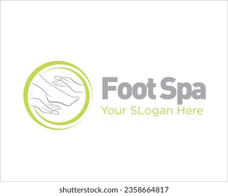 foot spa logo designs for beautiful service and clinic logo