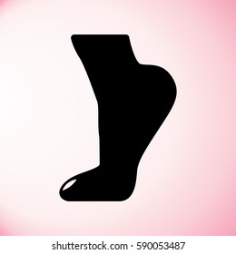 Foot, foot standing icon