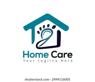 foot step home care logo design template