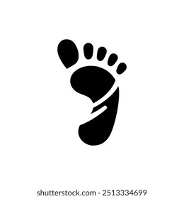 foot step logo vector illustration template design