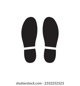 Foot steps vector icon. Footstep flat sign design. Foot step symbol pictogram. UX UI icon