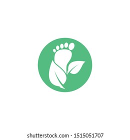 Foot therapist logo template vector icon