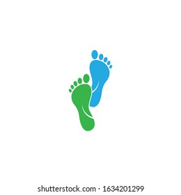 Foot therapist logo vector icons
