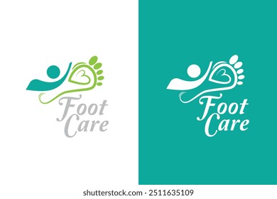 FOOT THERAPY LOGO, FOOTCARE LOGO, PEDICURE LOGO, FOOTPRINT SIGN,FEET, A LOGO