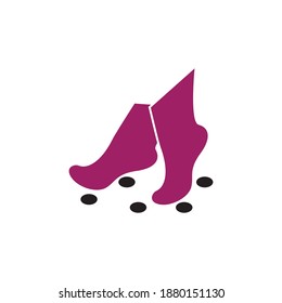 Foot therapy logo vector template