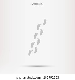 foot vector icon