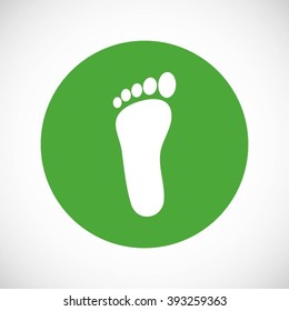 foot vector icon