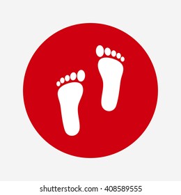 Similar Images, Stock Photos & Vectors of Feet Icon. - 593557202