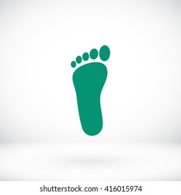 foot vector icon