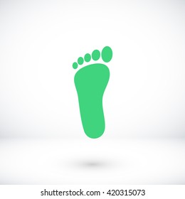 foot vector icon