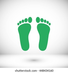 foot vector icon