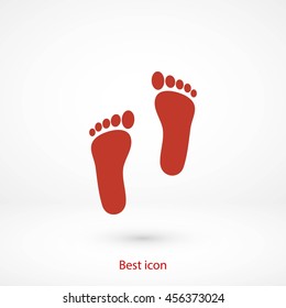 Similar Images, Stock Photos & Vectors of Feet Icon. - 593557202