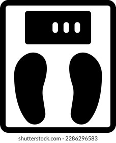 ilustración del vector pie en un fondo transparente. Símbolos de calidad superior. Iconos vectoriales de glifos para diseño de conceptos y gráficos.