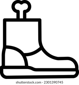 Fuß Vektorgrafik auf transparentem Hintergrund. Hochwertige Symbole. Dünne Vektorsymbole für Konzept und Grafikdesign.