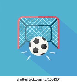 footaball gates goal blue