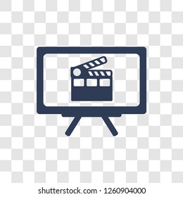 footage icon. Trendy footage logo concept on transparent background from Cinema collection