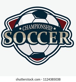 footbaal soccer sport logo badge
