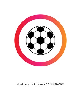 footbal ball vector icon