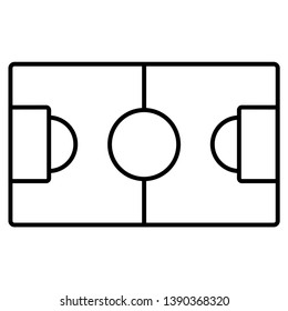 footbal field view from the top background vector