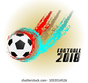 football 2018 logo icon for soccer event
