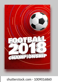 football 2018 world championship cup background soccer