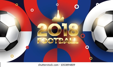 Football 2018 World Championship Cup Background Soccer.