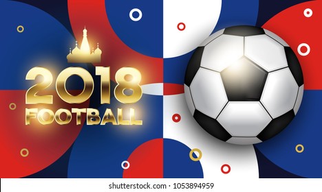 Football 2018 World Championship Cup Background Soccer.