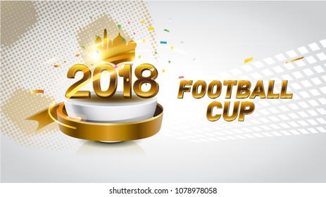 football 2018 world championship cup background soccer