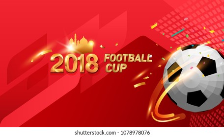 football 2018 world championship cup background soccer