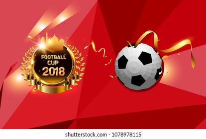 football 2018 world championship cup background soccer