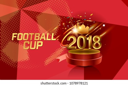 football 2018 world championship cup background soccer