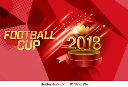 football 2018 world championship cup background soccer