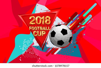 football 2018 world championship cup background soccer