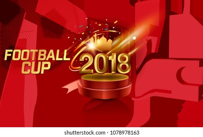 football 2018 world championship cup background soccer