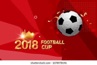 football 2018 world championship cup background soccer