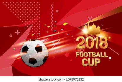 football 2018 world championship cup background soccer