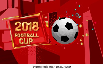 football 2018 world championship cup background soccer