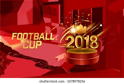 football 2018 world championship cup background soccer