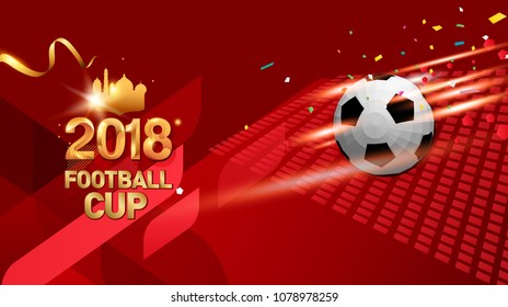 football 2018 world championship cup background soccer