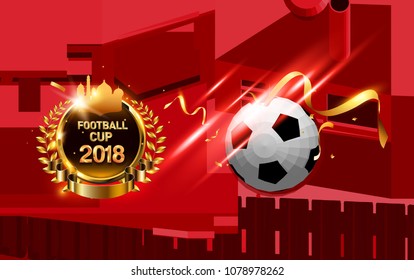 football 2018 world championship cup background soccer