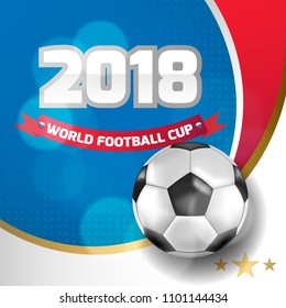 Football 2018 world championship cup background soccer