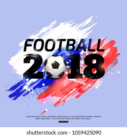 Football abstract background. Vector illustration
